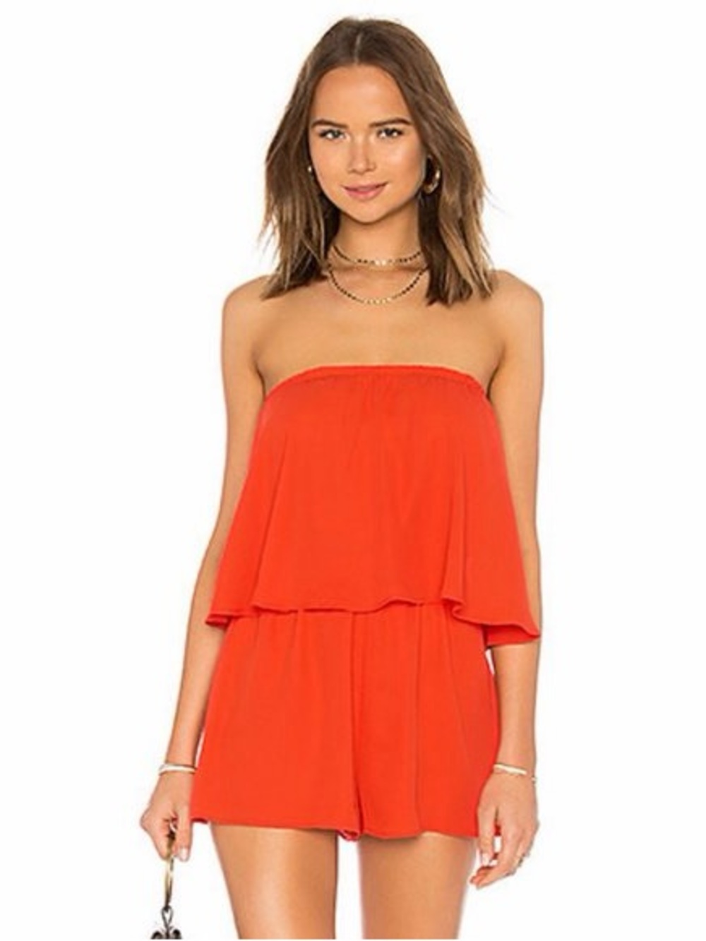 SMYM Thelma Tube Top Romper L